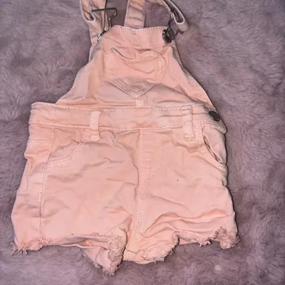 🌸 salopette short rose bébé - 6 mois - baby girl 🌸 